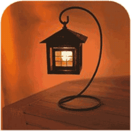 Solar Flickering Candle Lantern