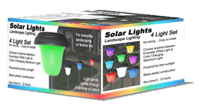 Color Changing Solar Light Box