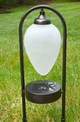 Solar Arched Trellis light with adjustable solar panel